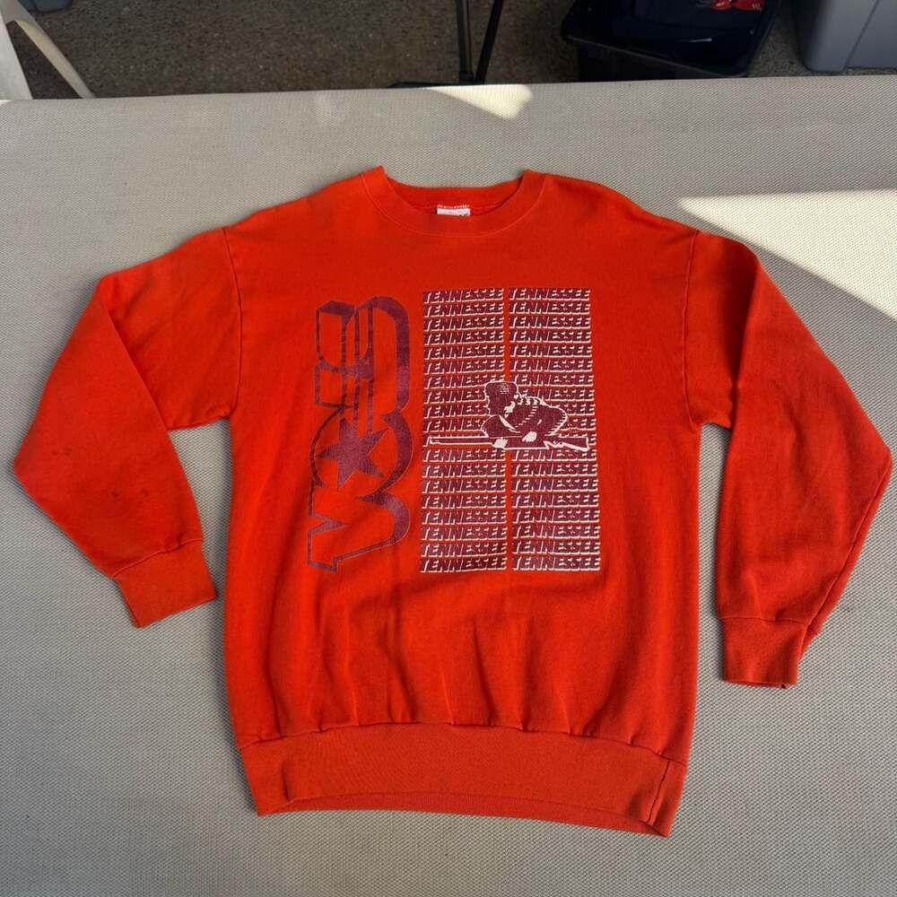 Vintage Tennessee Vols Orange Crewneck Sweatshirt Size L